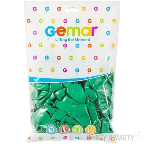 balony pastel zielony turkusowy gemar 10 100 szt