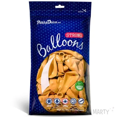 balony pastel zolte 9 strong 10 szt