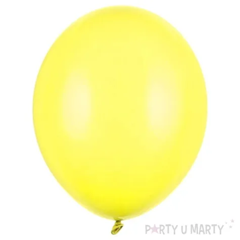 balony pastel zolte cytrynowe 9 strong 100 szt