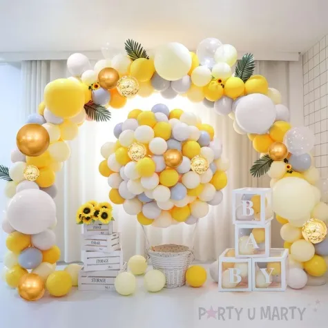 balony pastel zolty strong 11 100 szt