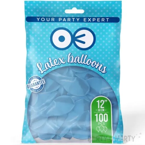 balony pastelowe blekitny partypal 12 100 szt
