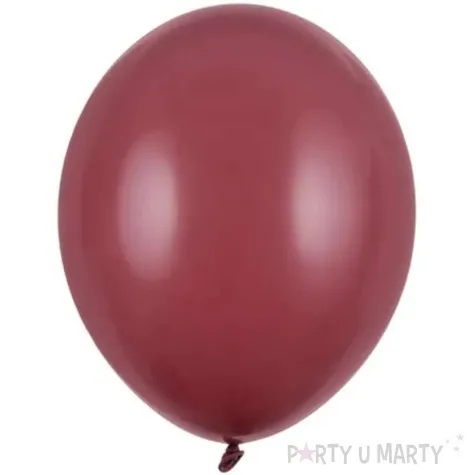 balony pastelowe bordowy strong 11 50 szt