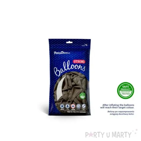 balony pastelowe brazowe strong 5 100 szt