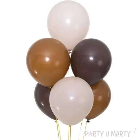 balony pastelowe czekolada partypal 5 20 szt