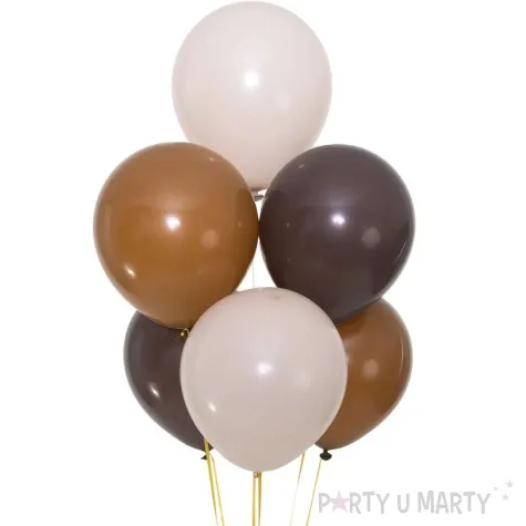 balony pastelowe czekoladowy partypal 12 100 szt