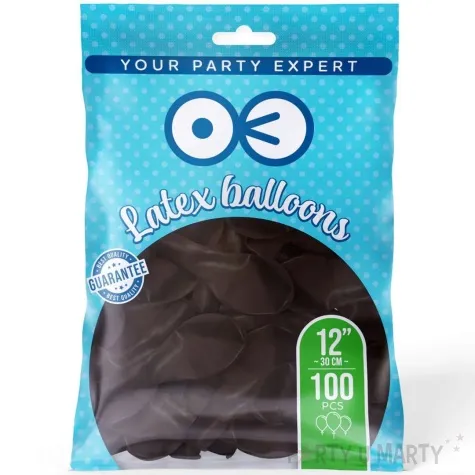 balony pastelowe czekoladowy partypal 12 100 szt