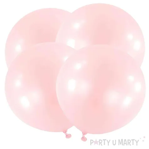 balony pastelowe dekoracja na urodziny do girlandy rozowe anagram 24 4 szt