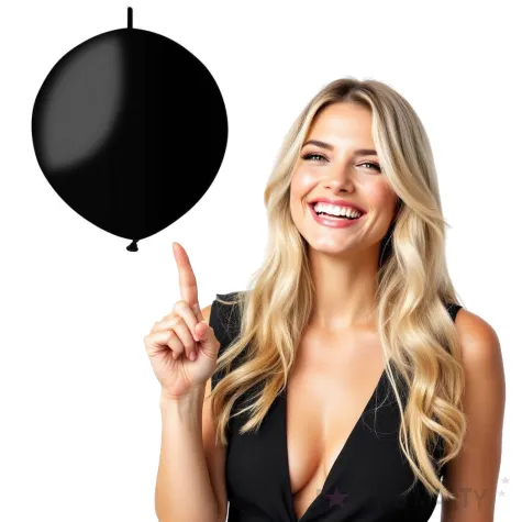 balony pastelowe do girland czarny gemar 13 100 szt