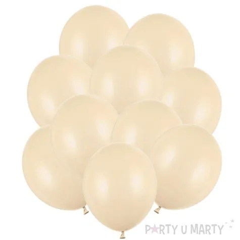 balony pastelowe kremowy strong 11 10 szt
