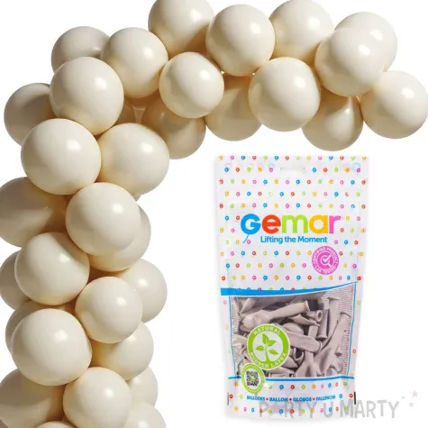 balony pastelowe latte bezowe urodziny do girland kremowe kawow pastel na komunie chrzest do girland