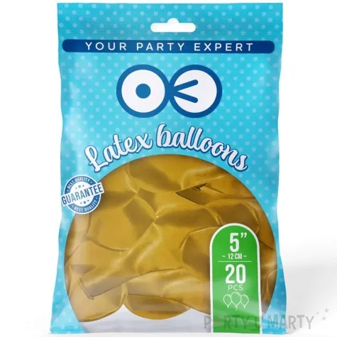balony pastelowe miodowy partypal 5 20 szt