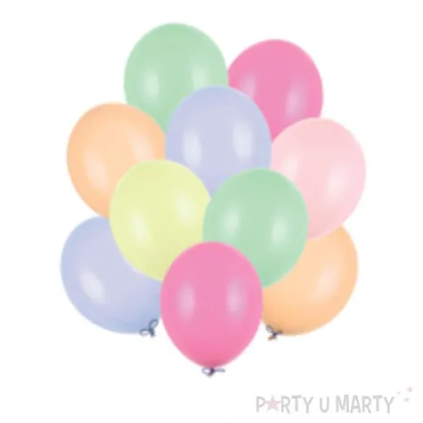 balony pastelowe mix strong 27 cm 10 szt