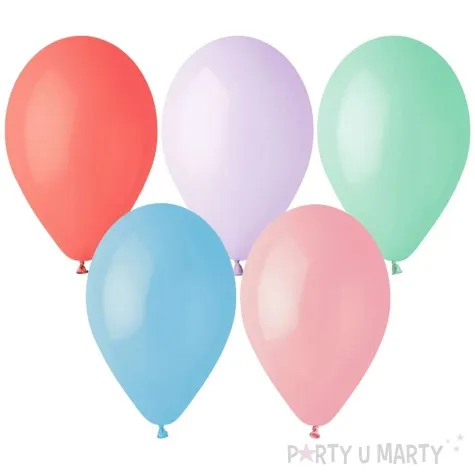 balony pastelowe pastel mix gemar 13 50 szt