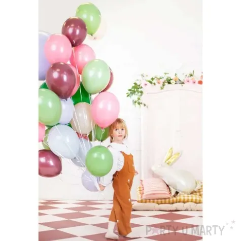 balony pastelowe rozowe ciemne strong 12 100 szt