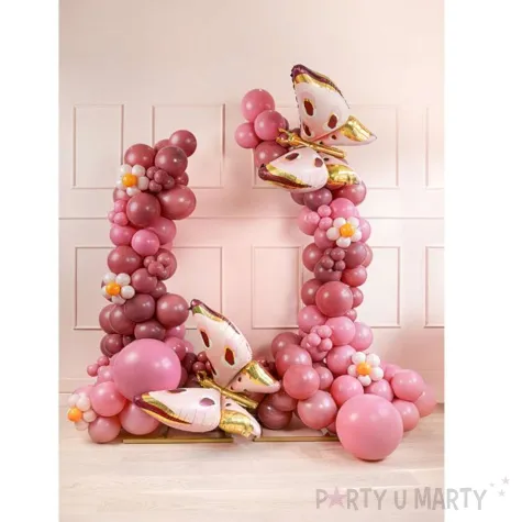 balony pastelowe rozowy ciemny strong 11 100 szt