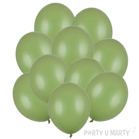 balony pastelowe zielony strong 11 10 szt