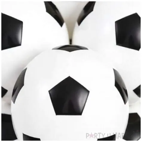 balony pilka nozna biale strong 12 6 szt