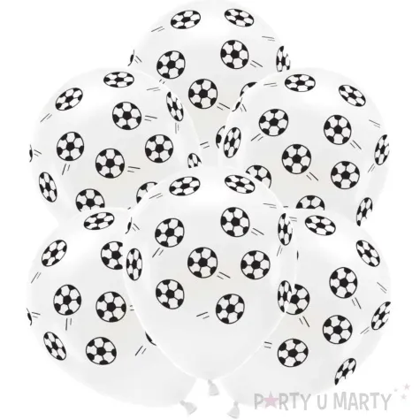 balony pilka nozna football partydeco 13 6 szt