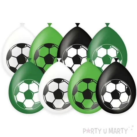 balony pilka nozna pd football zielone 12 pd party 8 szt