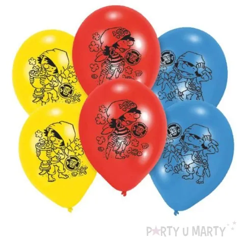 balony piraci mix amscan 9 6 szt