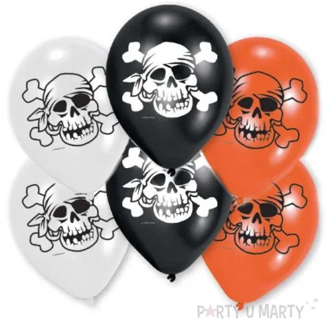 balony piraci mix amscan 9 6 szt