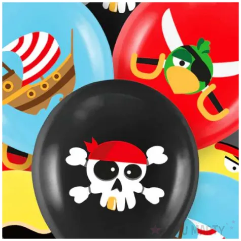 balony piraci partypal 12 8 szt