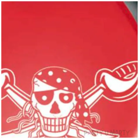 balony pirackie czaszki folat 12 8 szt