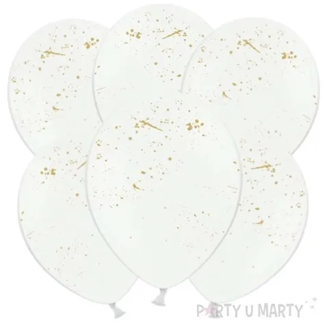 balony plamki pastel biale strong 12 50 szt