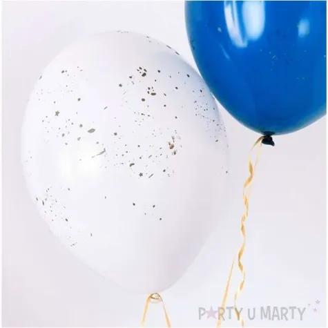 balony plamki pastel biale strong 12 6 szt