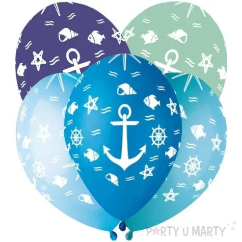 balony podwodny swiat mix gemar 13 5szt