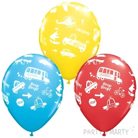 balony pojazdy qualatex 11 25 szt