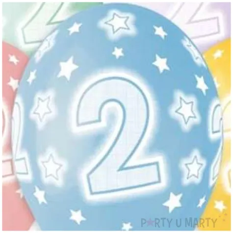 balony premium cyfra 2 mix gemar 13 5 szt