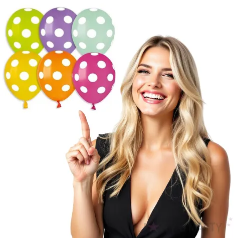 balony premium grochy gemar 5 100 szt