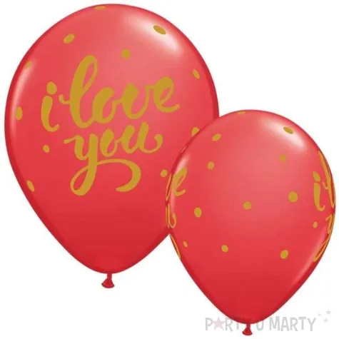 balony premium i love you qualatex 11 25 szt