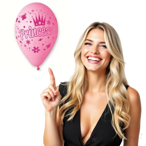 balony premium ksiezniczki rozowe 12 100 szt