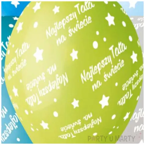 balony premium najlepszy tata gemar 12 5 szt