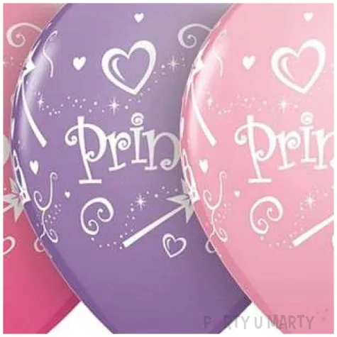 balony princess blekitne qualatex 11 25 szt