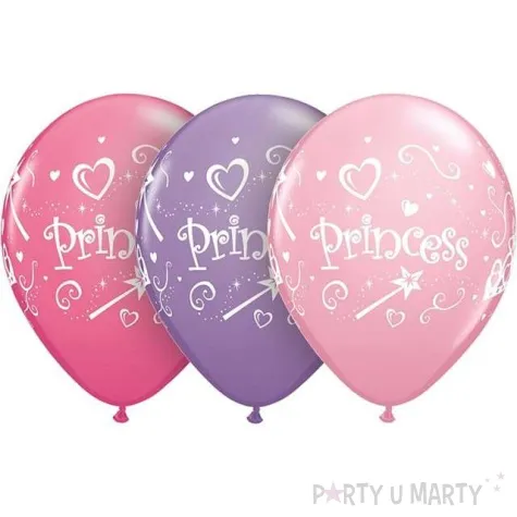balony princess blekitne qualatex 11 25 szt