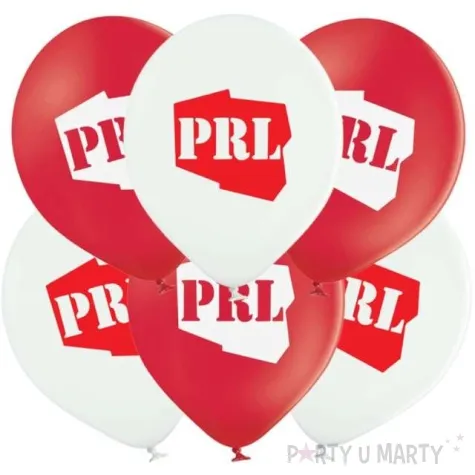 balony prl minione lata congee 6szt 14