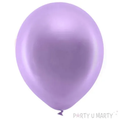 balony rainbow metalizowane fioletowe partydeco 9 10 szt