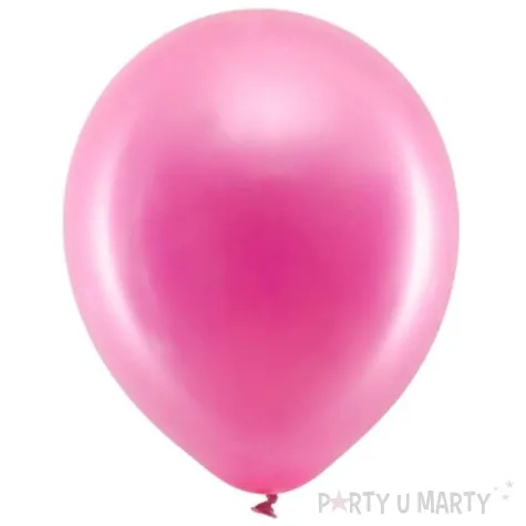 balony rainbow metalizowane fuksja partydeco 9 100 szt
