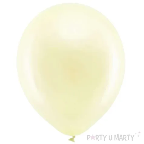 balony rainbow metalizowane kremowe partydeco 11 10 szt