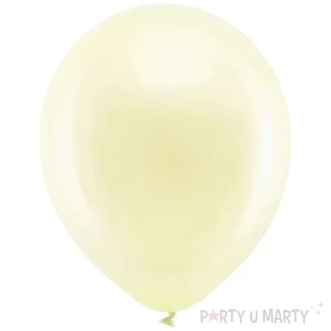 balony rainbow metalizowane kremowe partydeco 9 10 szt