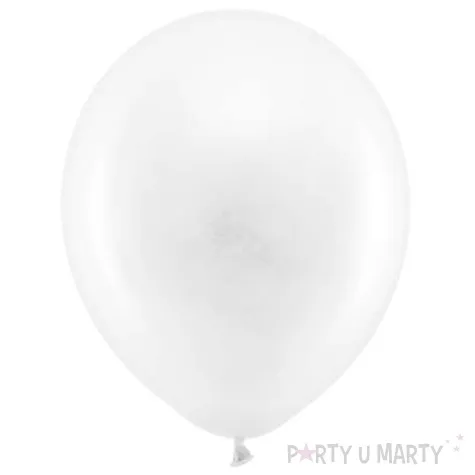 balony rainbow pastelowe biale partydeco 11 10 szt