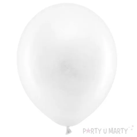 balony rainbow pastelowe biale partydeco 9 10 szt