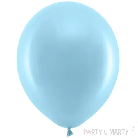 balony rainbow pastelowe blekitne partydeco 11 100 szt