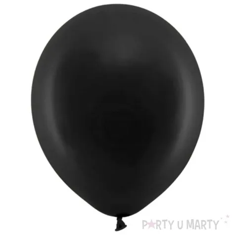 balony rainbow pastelowe czarne partydeco 11 10 szt