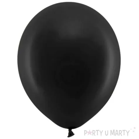 balony rainbow pastelowe czarne partydeco 11 100 szt