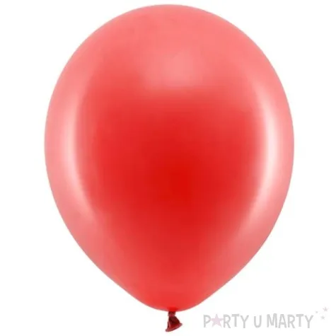 balony rainbow pastelowe czerwone partydeco 11 100 szt