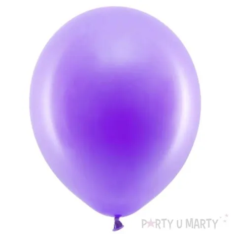 balony rainbow pastelowe fioletowe partydeco 9 10 szt
